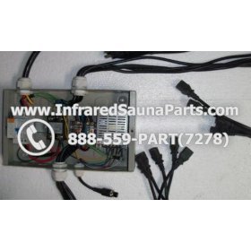 COMPLETE CONTROL POWER BOX 110V / 120V - COMPLETE CONTROL POWER BOX 110V / 120V FED INTL. INFRARED SAUNA WITH 8 FEMALE PLUGS 4