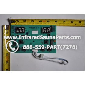 CIRCUIT BOARDS WITH  FACE PLATES - CIRCUIT BOARD WITH FACEPLATE VIDAL INFRARED SAUNA NYSN3DB F1.3 WITH WIRE 5