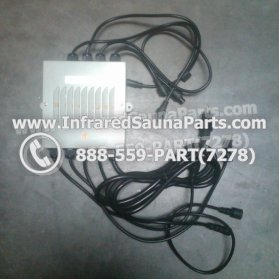 COMPLETE CONTROL POWER BOX 110V / 120V - COMPLETE CONTROL POWER BOX 110V / 120V BAMXSAUNA INFRARED SAUNA WITH 8 HEATER PLUGS v1 12