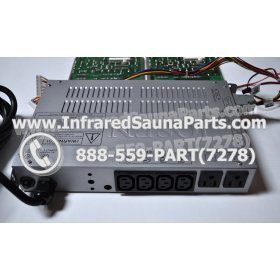 COMPLETE CONTROL POWER BOX WITH CONTROL PANEL - COMPLETE CONTROL POWER BOX PRECISION THERAPY INFRARED SAUNA STYLE 3 WITH TWO CONTROL PANELS 5