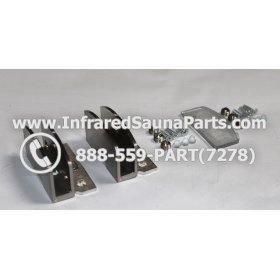 DOOR HINGES - GLASS DOOR HINGE STYLE 5 COMPLETE SET 1