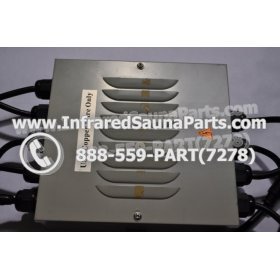 COMPLETE CONTROL POWER BOX 220V / 240V - COMPLETE CONTROL POWER BOX 220V / 240V HEATWAVE INFRARED SAUNA WITH 8 HEATER PLUGS v1 7