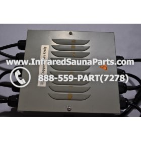 COMPLETE CONTROL POWER BOX 220V / 240V - COMPLETE CONTROL POWER BOX 220V / 240V SUNTECH INFRARED SAUNA WITH 8 HEATER PLUGS v1 8