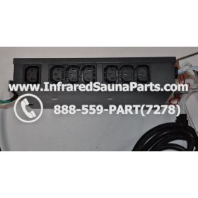 COMPLETE CONTROL POWER BOX 220V / 240V - COMPLETE CONTROL POWER BOX 220V / 240V WITH 7 CIRCUIT BOARD PINS / 6 FEMALE PLUGS 5