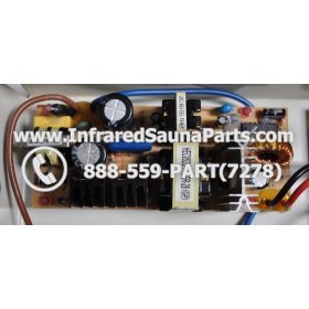 COMPLETE CONTROL POWER BOX 220V / 240V - COMPLETE CONTROL POWER BOX 220V / 240V JOSEN INFRARED SAUNA STYLE 4 8