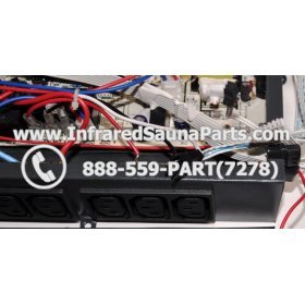 COMPLETE CONTROL POWER BOX 220V / 240V - COMPLETE CONTROL POWER BOX 220V / 240V SAUNAGEN INFRARED SAUNA  110V  120V WITH 7 CIRCUIT BOARD PINS  6 FEMALE PLUGS 30