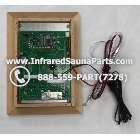 CIRCUIT BOARDS WITH  FACE PLATES - CIRCUIT BOARD WITH FACEPLATE FOR HECHT INFRARED SAUNA WITH USB MP3 FM  PLAYER  STYLE 1 MAIN 3