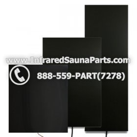 INFRARED SAUNA CARBON HEATERS - Carbon Infrared Sauna Heater / Complete Assembly Heater With Wood Trim - 220/240 - volt power source 1