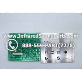 CIRCUIT BOARDS WITH  FACE PLATES - CIRCUIT BOARDS WITH FACE PLATES - E156482 FA2 (9 BUTTONS)  PIN-18 4