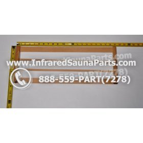 WOOD MAGAZINE HOLDERS - HEMLOCK WOOD MAGAZINE RACK ( 21" x 8" ) 2