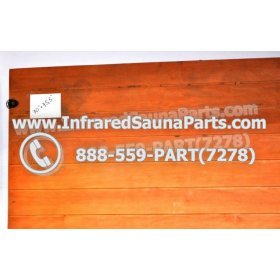 WOOD SAUNA WALLS - HEMLOCK WOOD SAUNA PANEL ( 70" x 75.5" ) 2