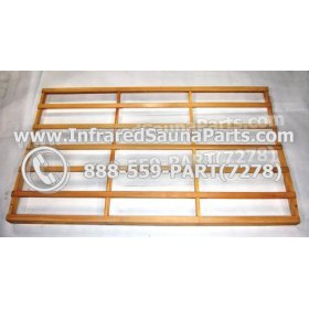 WOOD BACKRESTS - HEMLOCK WOOD BACKREST WITH 2 PANELS   ( 55" x 33" ) 1