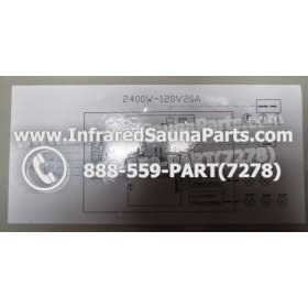 COMPLETE CONTROL POWER BOX WITH CONTROL PANEL - COMPLETE CONTROL POWER BOX 110V / 120V 2400 WATTS WITH COMPLETE WIRING HARNESS WITH ONE CONTROL PANEL 29