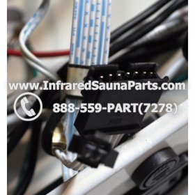 COMPLETE CONTROL POWER BOX WITH CONTROL PANEL - COMPLETE CONTROL POWER BOX IRONMAN INFRARED SAUNA STYLE 1 WITH ONE CONTROL PANEL 12