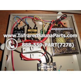 COMPLETE CONTROL POWER BOX 110V / 120V - COMPLETE CONTROL POWER BOX 110V / 120V WATERSTAR INFRARED SAUNA STYLE 3 2