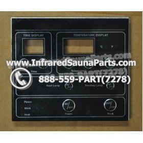 FACE PLATES - FACEPLATE FOR CIRCUIT BOARD YX32764-3 MASTERSAUNA  9 BUTTONS 2
