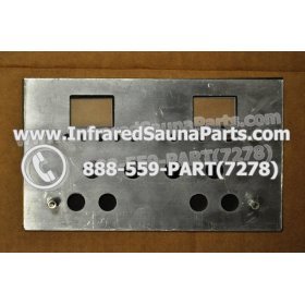 FACE PLATES - FACEPLATE FOR CIRCUIT BOARD KEYSBACKYARD INFRARED SAUNA NYSN2DB V3.2F 3