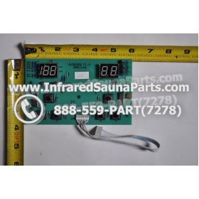 CIRCUIT BOARDS WITH  FACE PLATES - CIRCUIT BOARD WITH FACEPLATE WATERSTAR INFRARED SAUNA NYSN3DB F1.3 WITH WIRE 5