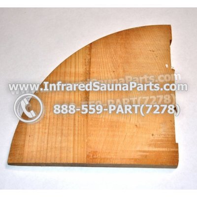 WOOD SHELVES + CUP HOLDERS - HEMLOCK WOOD CUP HOLDER STYLE 5 1